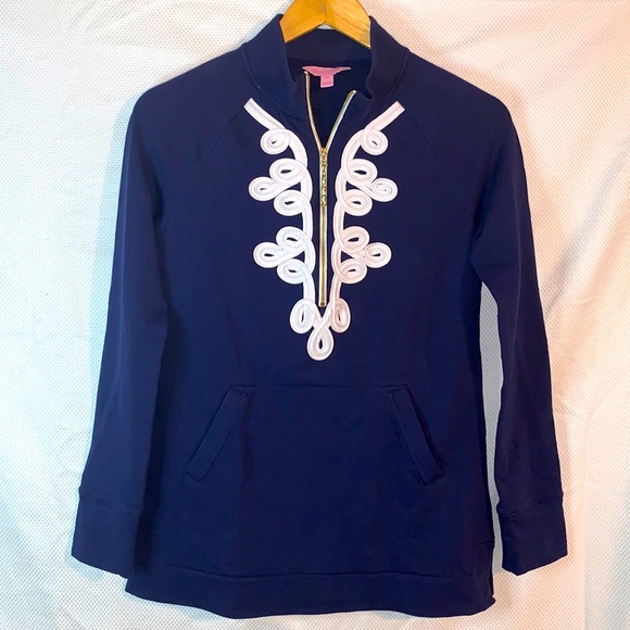 Lilly Pulitzer Quarter Zip Pullover Size XXS - Picture 6 of 10